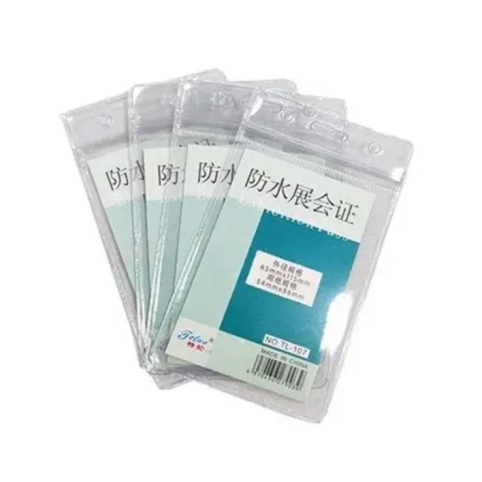 Mặt Thẻ Dọc Bé 107 – Nhựa Trong Suốt, Kích Thước Nhỏ Gọn, Chống Thấm Nước