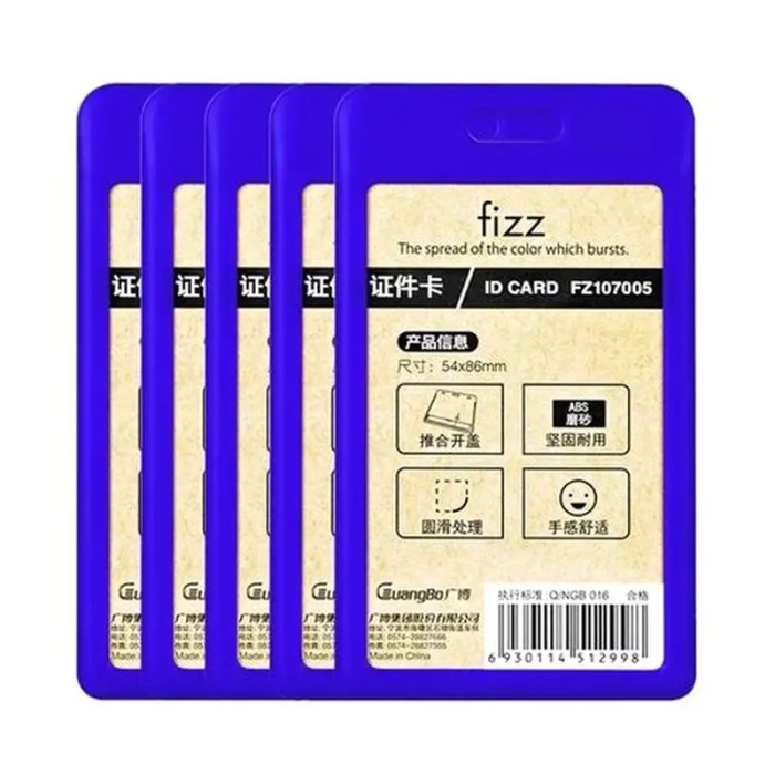 Mặt Thẻ Fizz GuangBo NGB016 –  Nhựa Trong Suốt, Chống Thấm Nước