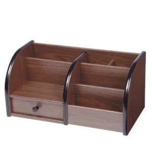 Cắm Bút Gỗ Để Bàn HX-1020 – Hộp Đựng Bút Nhiều Ngăn, Thiết Kế Đẹp, Chất Liệu Cao Cấp