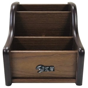 Cắm Bút Gỗ Để Bàn HX-1023 – Hộp Đựng Bút Gỗ Cao Cấp, Nhiều Ngăn Tiện Ích