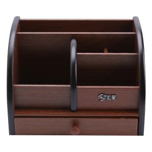 Cắm Bút Gỗ Để Bàn HX-1025 – Hộp Đựng Bút Đa Năng, Thiết Kế Tiện Ích, Sang Trọng
