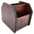 Cắm Bút Gỗ Để Bàn HX-1014 – Hộp Đựng Bút Gỗ Nhiều Ngăn, Thiết Kế Thanh Lịch