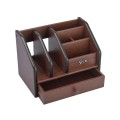 Cắm Bút Gỗ Để Bàn HX-1019 – Hộp Đựng Bút Đa Năng, Kiểu Dáng Tiện Lợi, Sang Trọng