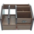 Cắm Bút Gỗ Để Bàn HX-1019 – Hộp Đựng Bút Đa Năng, Kiểu Dáng Tiện Lợi, Sang Trọng