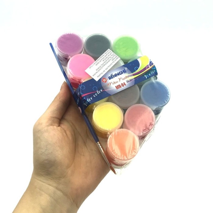 Màu Nước Bến Nghé MN-04 – Bộ 12 Màu Nước Cơ Bản, Chất Lượng Cao Cho Học Sinh Và Người Mới Bắt Đầu