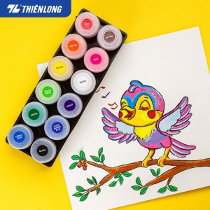 Thiên Long Màu Nước Waco-05 – Bộ 12 Màu Nước Chất Lượng Cao Cho Học Sinh Và Người Mới Bắt Đầu