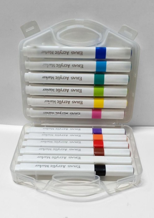 Bút Dạ Màu Eras E663 Bộ 12 Màu Tươi Sáng An Toàn Cho Học Sinh Và Sáng Tạo Nghệ Thuật