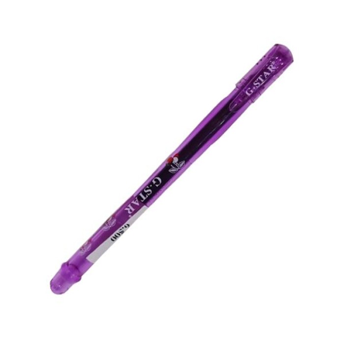 Bút Gel GP-04 GStax Màu Tím Viết Mượt Nét Đều Dùng Cho Học Tập Và Văn Phòng
