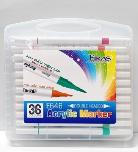 Bút Dạ Màu Eras E646 Bộ 36 Màu Đa Dạng Cao Cấp Cho Học Sinh Và Vẽ Sáng Tạo
