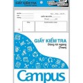 Giấy Kiểm Tra Campus Không Chấm TP-BR70G-25 Giấy Trắng 70gsm Chính Hãng