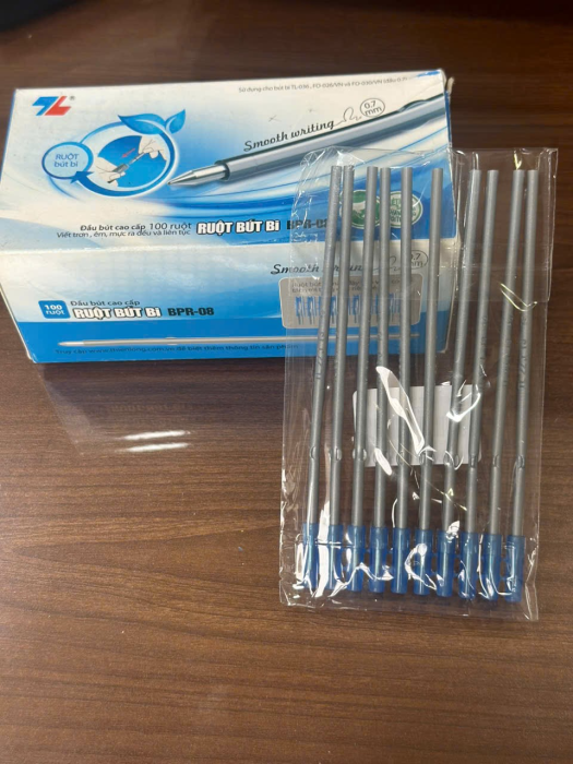 Ruột Bút Bi Thiên Long BPR-08 Nét Viết Mượt Mực Ra Đều