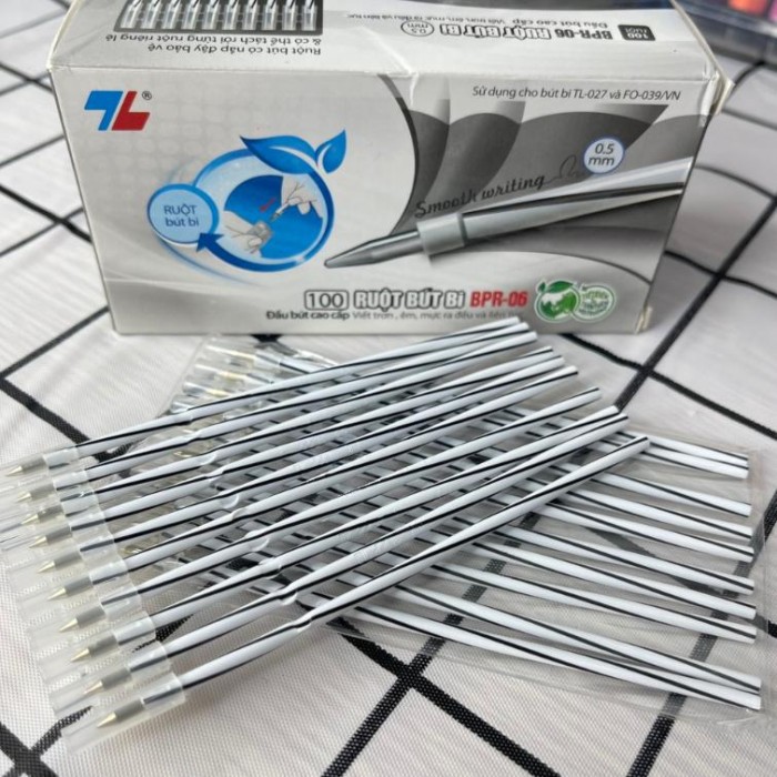 Ruột Bút Bi Thiên Long BPR-06 Nét Viết Êm Mực Đều Bền Màu