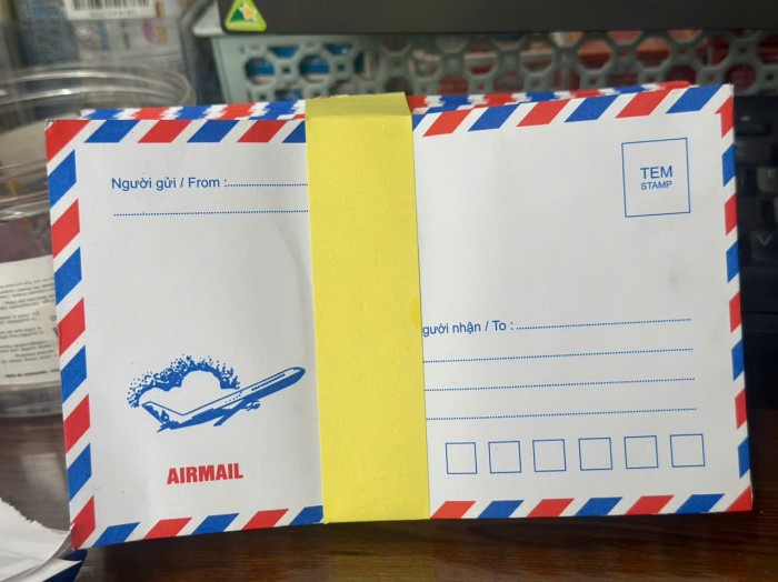 Phong Bì Thư  Đóng Gói 100 Cái Tập Giấy Bền Đẹp