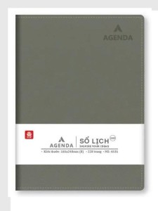 Sổ Lịch Agenda 2026 Hải Tiến 228 Trang 4535 – Kích Thước 165x240mm, Giấy 80gsm