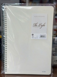 Sổ Lò Xo A4 Hải Tiến The Light 9868 Bìa Nhựa Kẻ Caro 200 Trang Giấy 80gsm