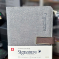 Sổ Bìa Da Cao Cấp Hải Tiến SIGNATURE 5 Khuy Bấm Nam Châm 9905 – 135x195mm, 80gsm, 200 Trang