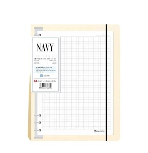 Sổ Còng Bìa Nhựa Hải Tiến A5 200 Trang Caro 6577 Bền Đẹp Tiện Lợi