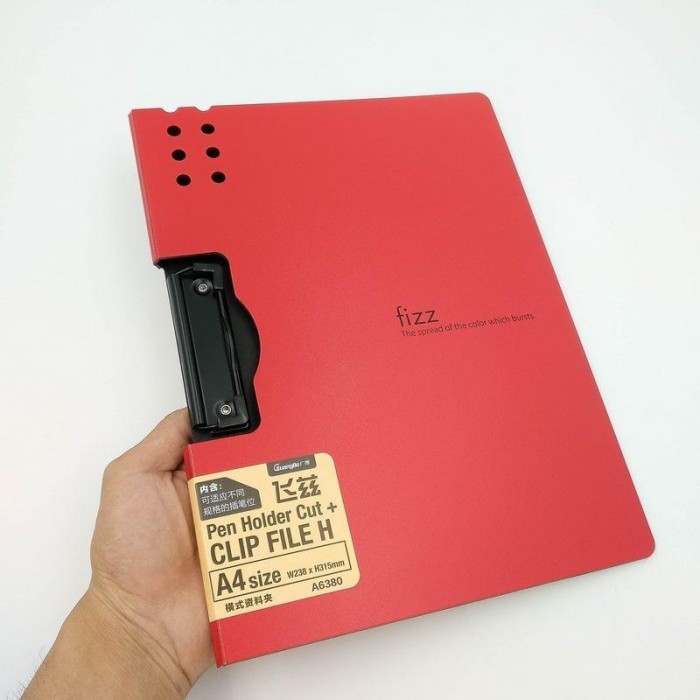 Cặp Trình Ký Guangbo A6380 Khổ A4 Khóa Ngang Bên Hông Cao Cấp